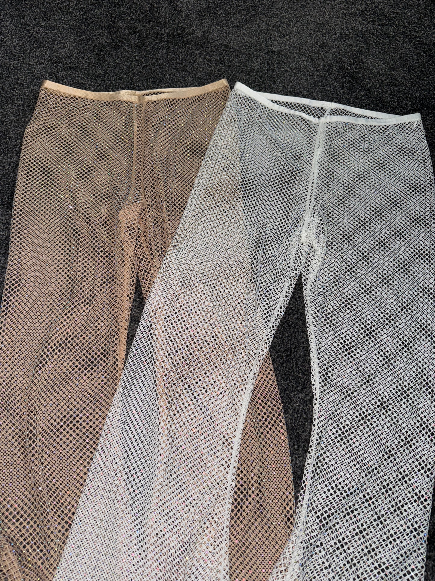 Rhinestone pants ( NUDE )