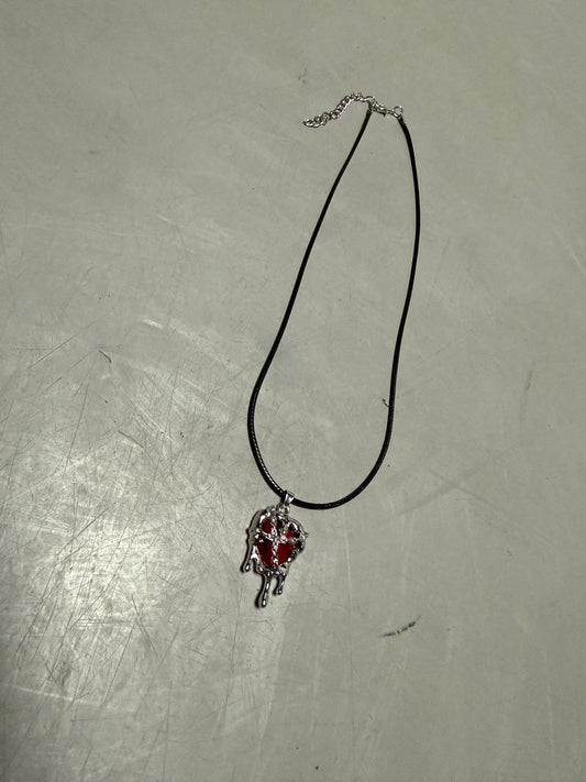 DRIPPING BLOOD NECKLACE