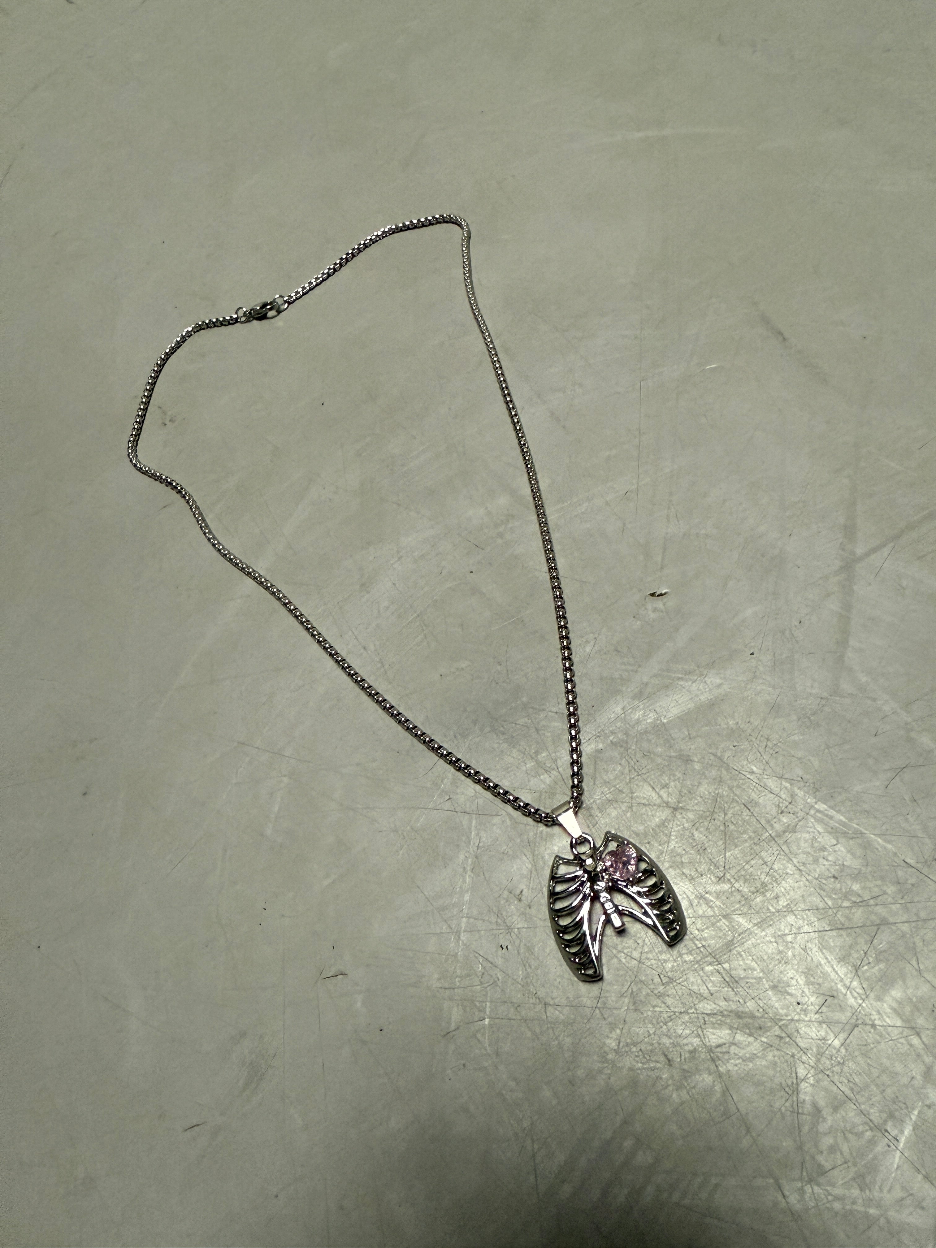 GRUNGEVIA - Rib Cage Necklace